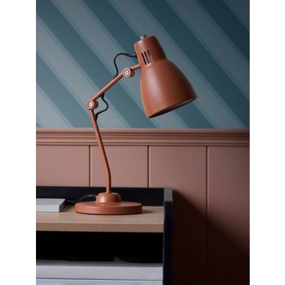 John Lewis Tony Desk Lamp Auburn | H38 x W13.5 x D24cm