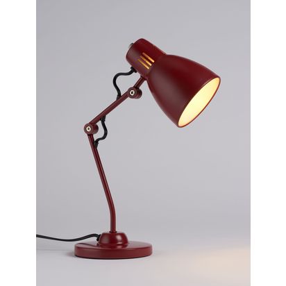 John Lewis Tony Desk Lamp Red | H38 x W13.5 x D24cm