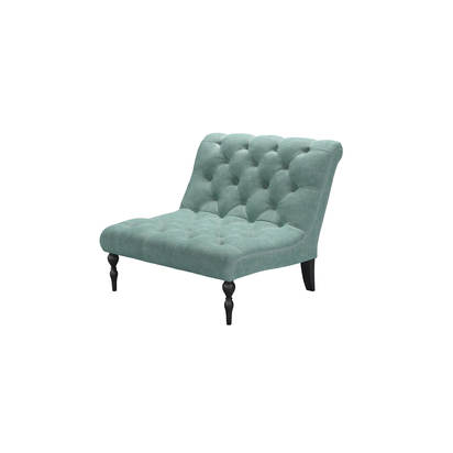 Claude Loveseat in Sea Spray Aquaclean Clever Chenille