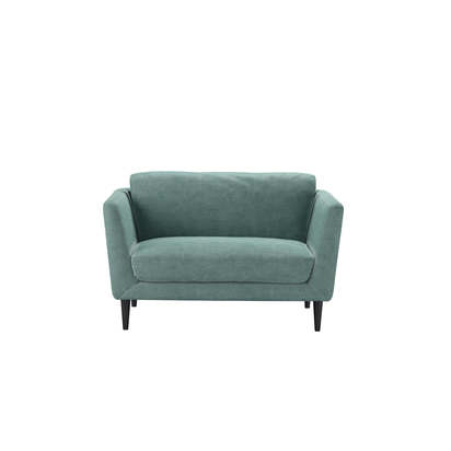 Holly Loveseat in Sea Spray Aquaclean Clever Chenille