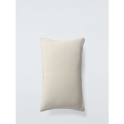 John Lewis Corded Rectangular Cushion Greige | H35 x W55cm