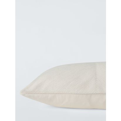 John Lewis Corded Rectangular Cushion Greige | H35 x W55cm