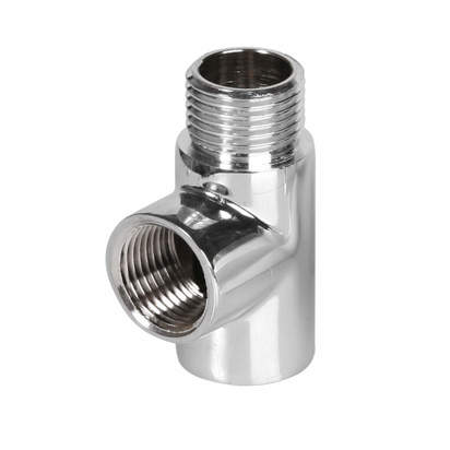 Terma Chrome T-Piece for Dual Fuel Radiators