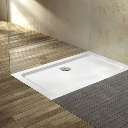 Drench MineralStone Low Profile Rectangular Shower Tray - 1400 x 800