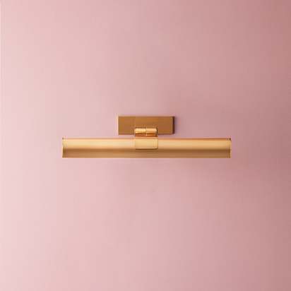 Smaller Seurat rechargeable picture light in antique brass