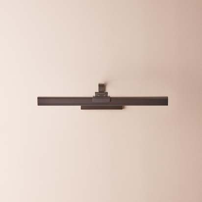 Regular Marcel rechargeable picture light in bronze finish