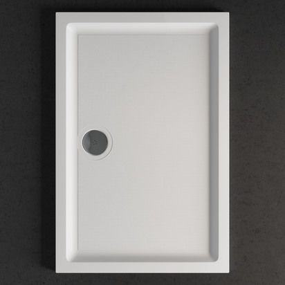 Harbour Anti Slip Gel Coated Stone Resin Rectangular Shower Tray - 1400 x 900