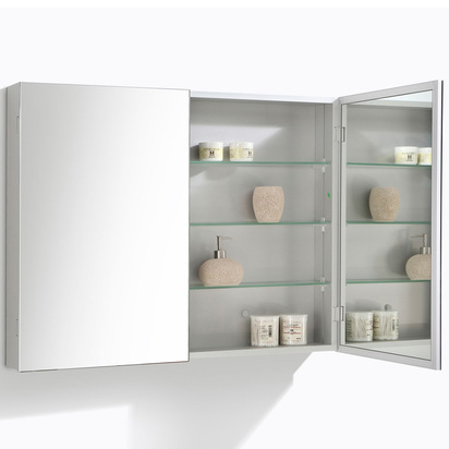 Sandra Double Door Mirrored Cabinet - 703mm x 900mm