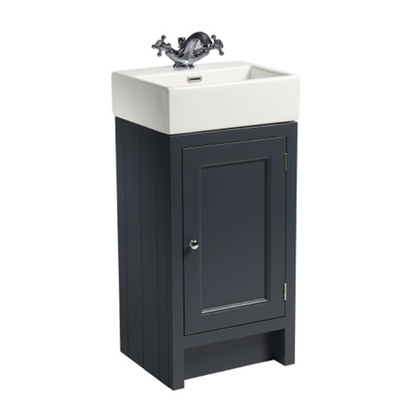 Roper Rhodes Hampton Cloakroom Vanity Unit - Slate Grey