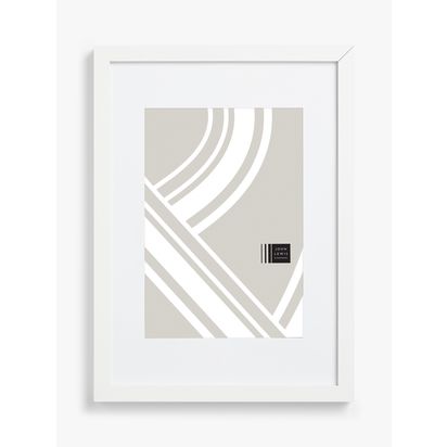 John Lewis Poster Frame & Mount Black | H72.60cm * W2.50cm * D52.60cm