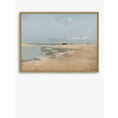 John Lewis Edgar Degas 'Beach at Low Tide' Framed Canvas Print, 64 x 84cm, Multi Multi | H84.00cm * W3.00cm * D64.00cm