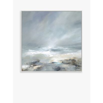 John Lewis Janet Gammans 'Sea to Shore' Framed Canvas Print, 104 x 104cm, Multi Multi | H104 x W104 x D3cm
