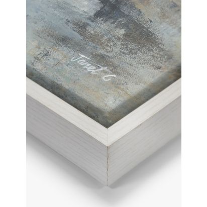 John Lewis Janet Gammans 'Sea to Shore' Framed Canvas Print, 104 x 104cm, Multi Multi | H104 x W104 x D3cm