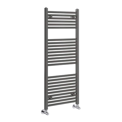 Brenton Nerola Anthracite Heated Towel Rail - 1200 x 500mm