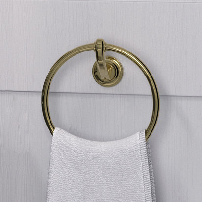 Burlington Guild Gold Towel Ring
