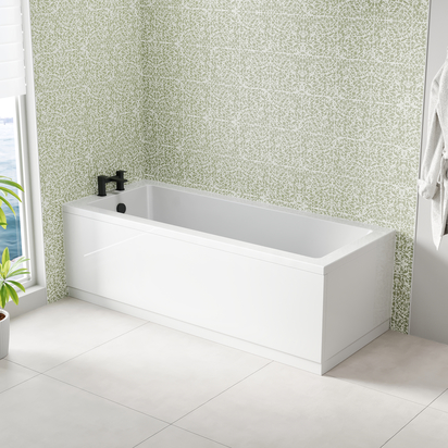 Armourcast Reinforced Straight Single Ended Bath - 1600 x 700mm