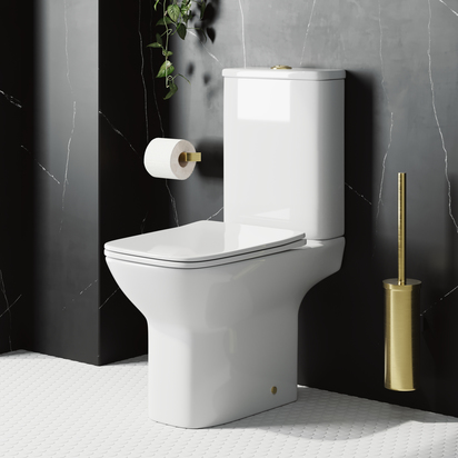 Harbour Alchemy Rimless Close Coupled Toilet & Slimline Soft Close Seat