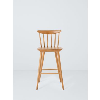 John Lewis Spindle Bar Stool, Set of 2, FSC-Certified (Beech Wood) Natural | H91.00cm * W40.60cm * D46.00cm
