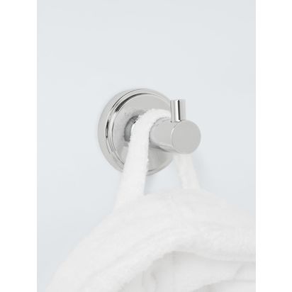 John Lewis Orbit Single Robe Hook Chrome | H5 x Dia.5cm