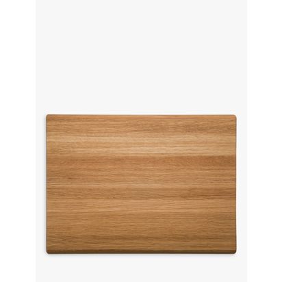 Robert Welch Oak Wood Chopping Board, 38cm Oak Wood | H2.5 x W28 x L38cm