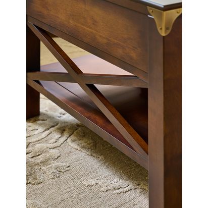 Laura Ashley Balmoral Coffee Table Chestnut Brown | H47 x W110 x D60cm