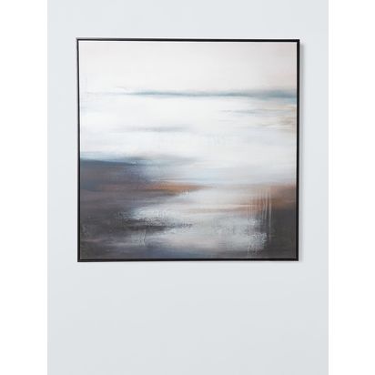 John Lewis 'Sundown' Embellished Framed Canvas Print, 100 x 100cm, Multi Multi | H100 x W100 x D3.5cm