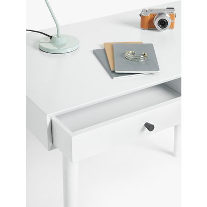 John Lewis Spindle Desk New White | H76 x W95 x D55cm