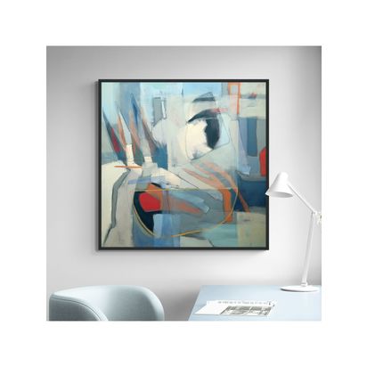 John Lewis Caroline Rufo 'Next Big Thing' Framed Canvas Print, 106 x 106cm, Multi Multi | L106 x W106 x D3cm