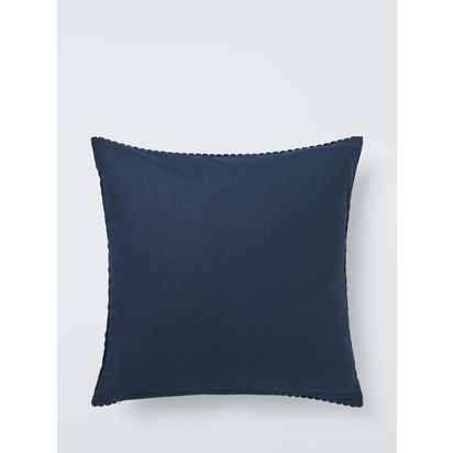 John Lewis Jumbo Cord Cushion Navy | H50 x W50cm