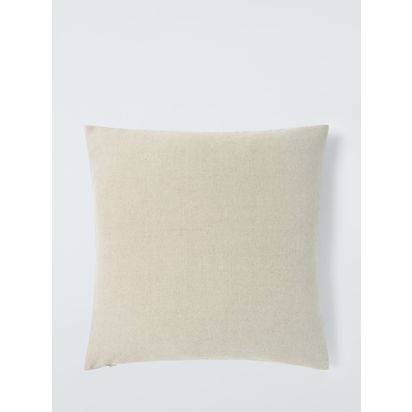 John Lewis Rib Weave Cushion Natural | H50.00cm * W50.00cm