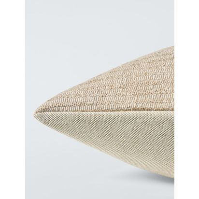 John Lewis Rib Weave Cushion Natural | H50.00cm * W50.00cm