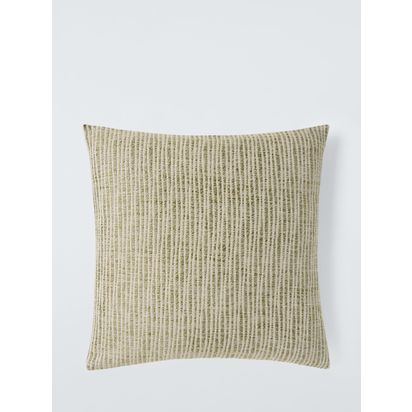 John Lewis Rib Weave Cushion Green | H50.00cm * W50.00cm