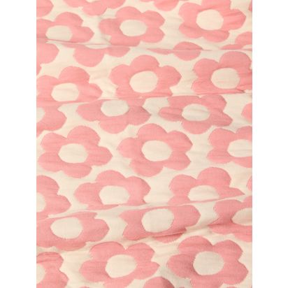 John Lewis Kids' Floral Quilted Blanket, Multi Multi | 120 x 150 cm