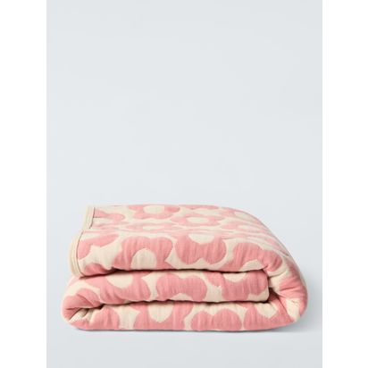 John Lewis Kids' Floral Quilted Blanket, Multi Multi | 120 x 150 cm