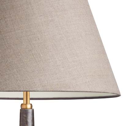 45cm straight empire lampshade in natural linen