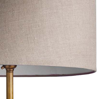 35cm drum in natural linen