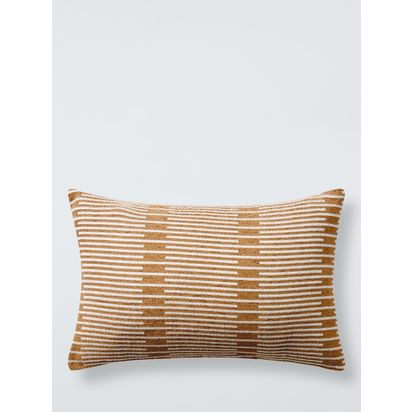 John Lewis Loft Stripe Cushion Auburn | H40 x L60 x D3cm