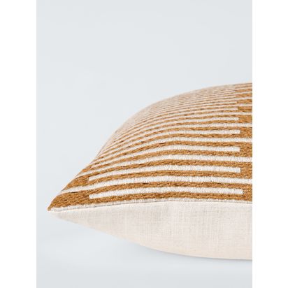John Lewis Loft Stripe Cushion Auburn | H40 x L60 x D3cm