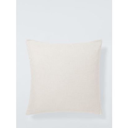 John Lewis Boucle Square Cushion Marshmallow | H50 x W50 x D30cm