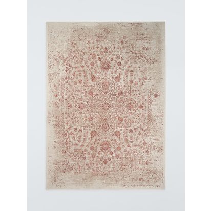 John Lewis Antigua Floral Medallion Rug, Red Red | H0.60cm * W170.00cm * D240.00cm