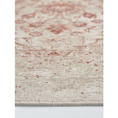 John Lewis Antigua Floral Medallion Rug, Red Red | H0.60cm * W170.00cm * D240.00cm