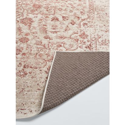 John Lewis Antigua Floral Medallion Rug, Red Red | H0.60cm * W170.00cm * D240.00cm