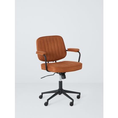 John Lewis Rowley Office Chair Whisky | H91.5 x W61 x D58.5cm