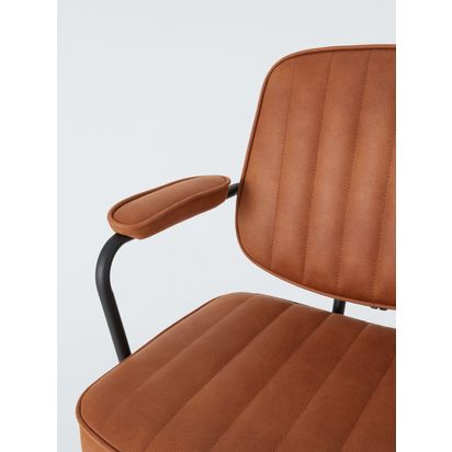 John Lewis Rowley Office Chair Whisky | H91.5 x W61 x D58.5cm