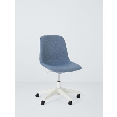 John Lewis Format Office Chair Blue 317 | H90 x W48.5 x D54.5cm