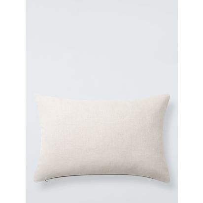 John Lewis Loft Stripe Cushion Black | H40 x L60 x D3cm