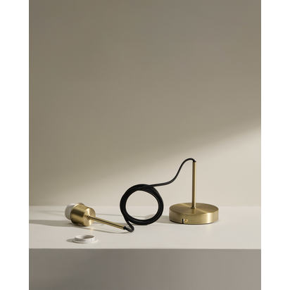 Fulvia ceiling lamp fixtures in metal with a gold finish 150 cm