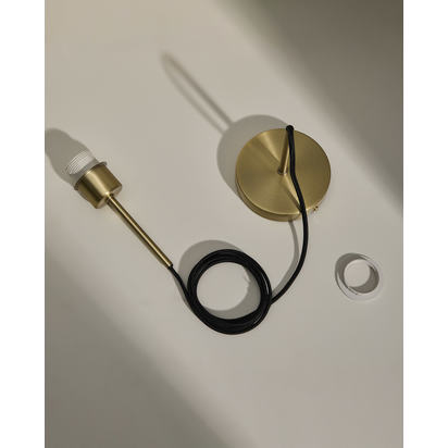 Fulvia ceiling lamp fixtures in metal with a gold finish 150 cm