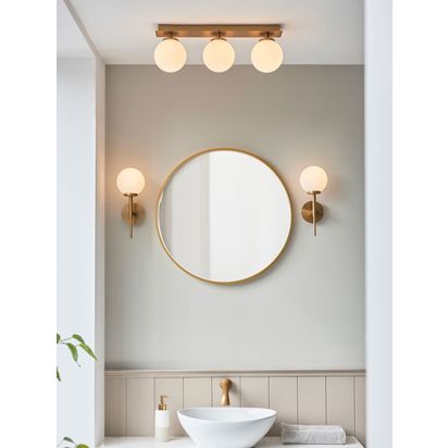 John Lewis Fredriksberg Wall Light, Brass Brass | H31.00cm * W12.00cm * D16.00cm