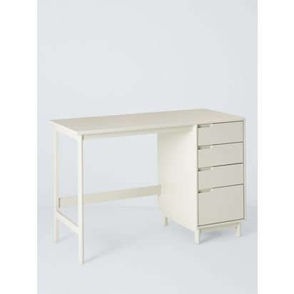 John Lewis Format Filing Desk, Greige Natural | H72.50 x W50 x D110cm